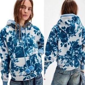 FREE PEOPLE With Love Sweatshirt Fleece Hoodie NEW